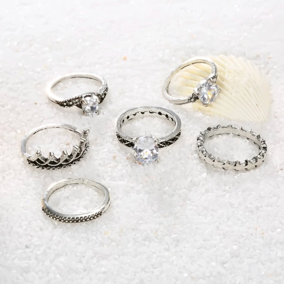 ♛ Royal Boho Midi Rings GIFT SET - Picture 3 of 7